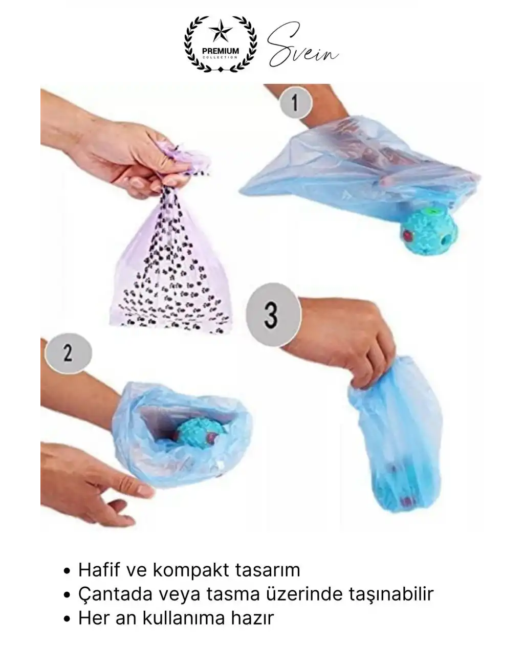 #KakaPoşeti Köpek Kaka Poşeti Seti Taşıma Çantalı Pratik Dışkı Torbası Hijyenik Pratik Dışkı Torbası