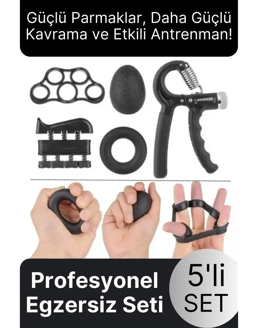 #EgzersizSeti Fizik Tedavi Kavrama Rehabilitasyon El Ve Parmak Güçlendirici Egzersiz Seti 5li Set