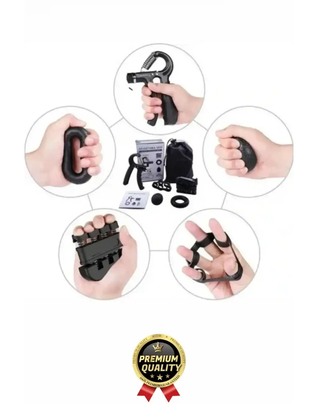 #EgzersizSeti Fizik Tedavi Kavrama Rehabilitasyon El Ve Parmak Güçlendirici Egzersiz Seti 5li Set