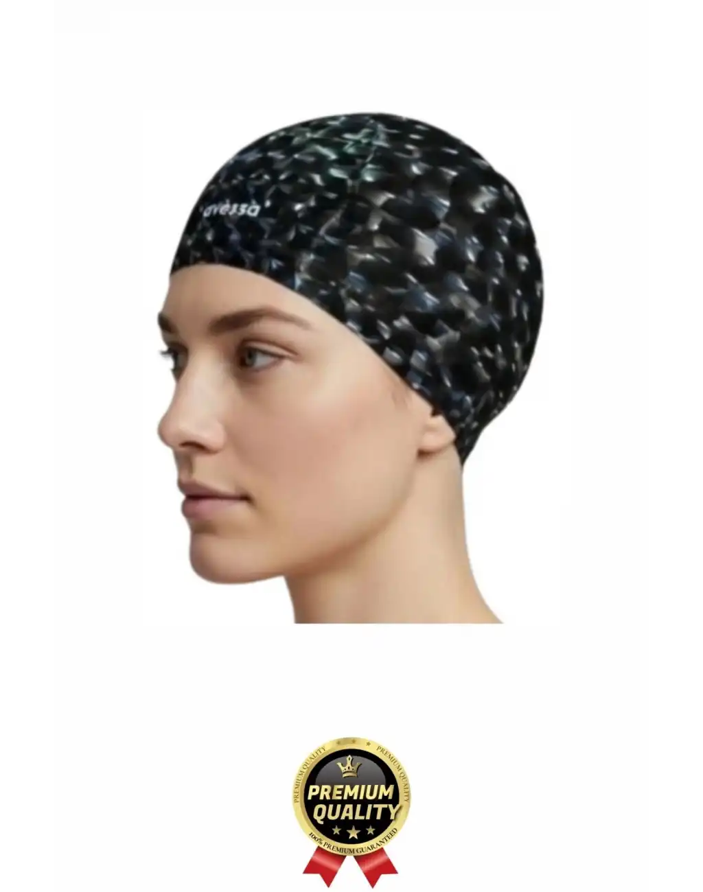 #Bone Konforlu Tasarım Su Geçirmez Kaymaz Spor Yüzücü Havuz Deniz Şapkası Elastik Bez Yüzme Bonesi