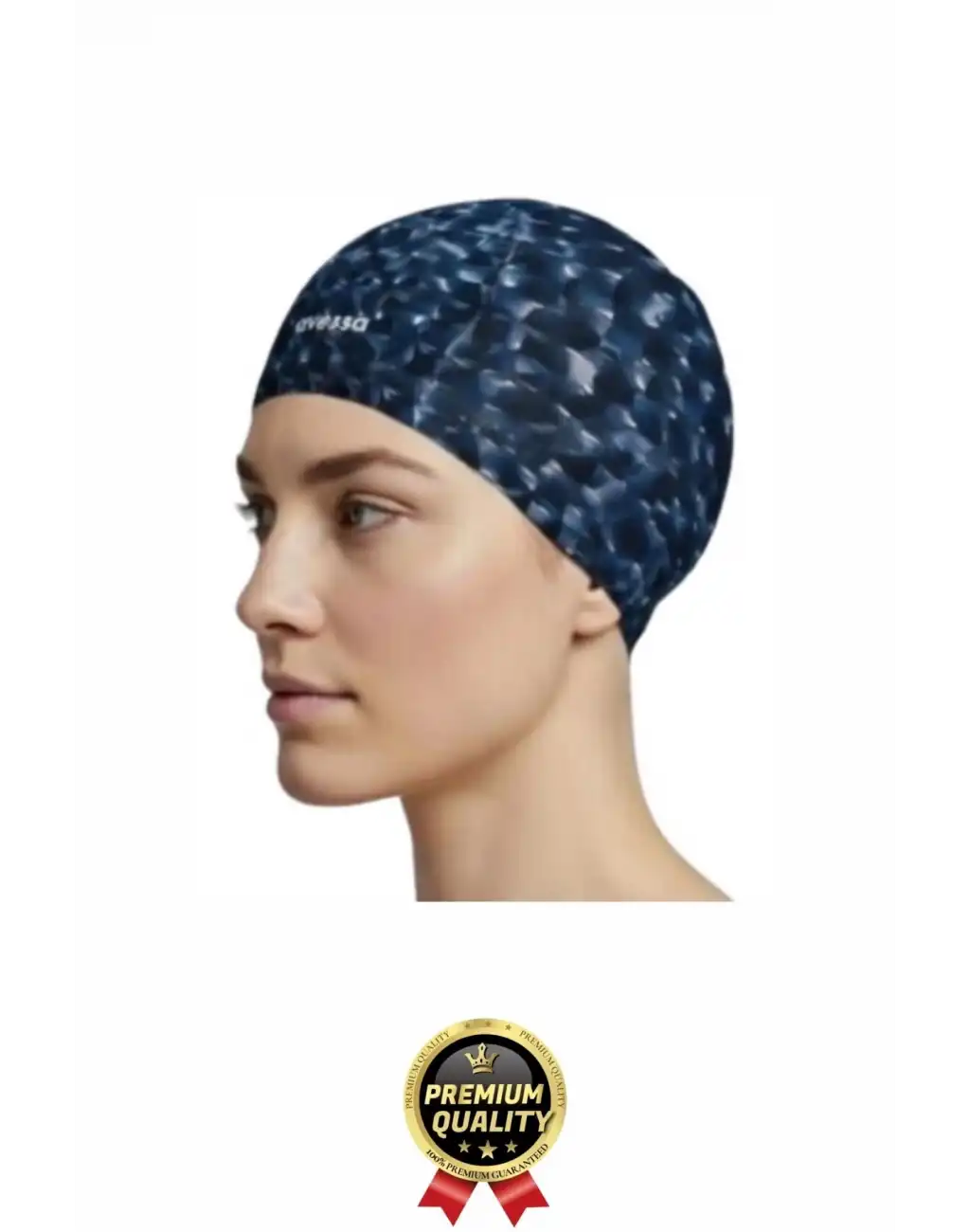 #Bone Konforlu Tasarım Su Geçirmez Kaymaz Spor Yüzücü Havuz Deniz Şapkası Elastik Bez Yüzme Bonesi