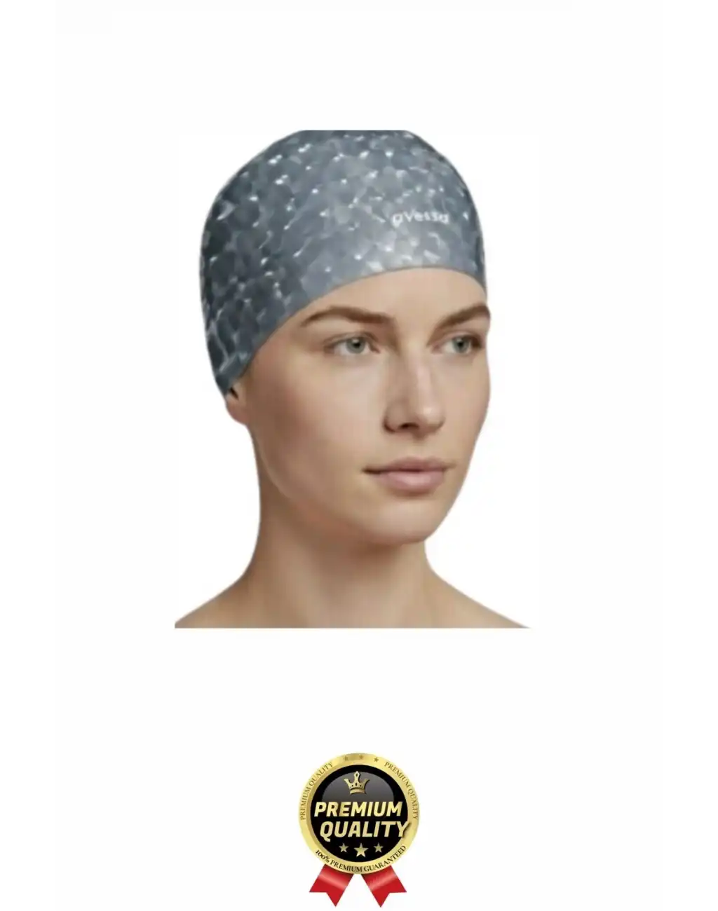 #Bone Konforlu Tasarım Su Geçirmez Kaymaz Spor Yüzücü Havuz Deniz Şapkası Elastik Bez Yüzme Bonesi