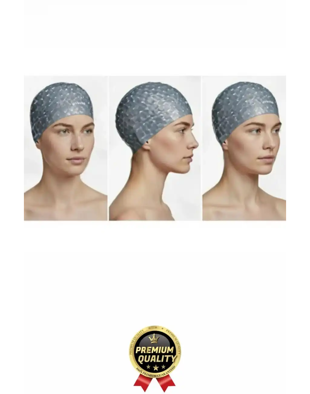 #Bone Konforlu Tasarım Su Geçirmez Kaymaz Spor Yüzücü Havuz Deniz Şapkası Elastik Bez Yüzme Bonesi