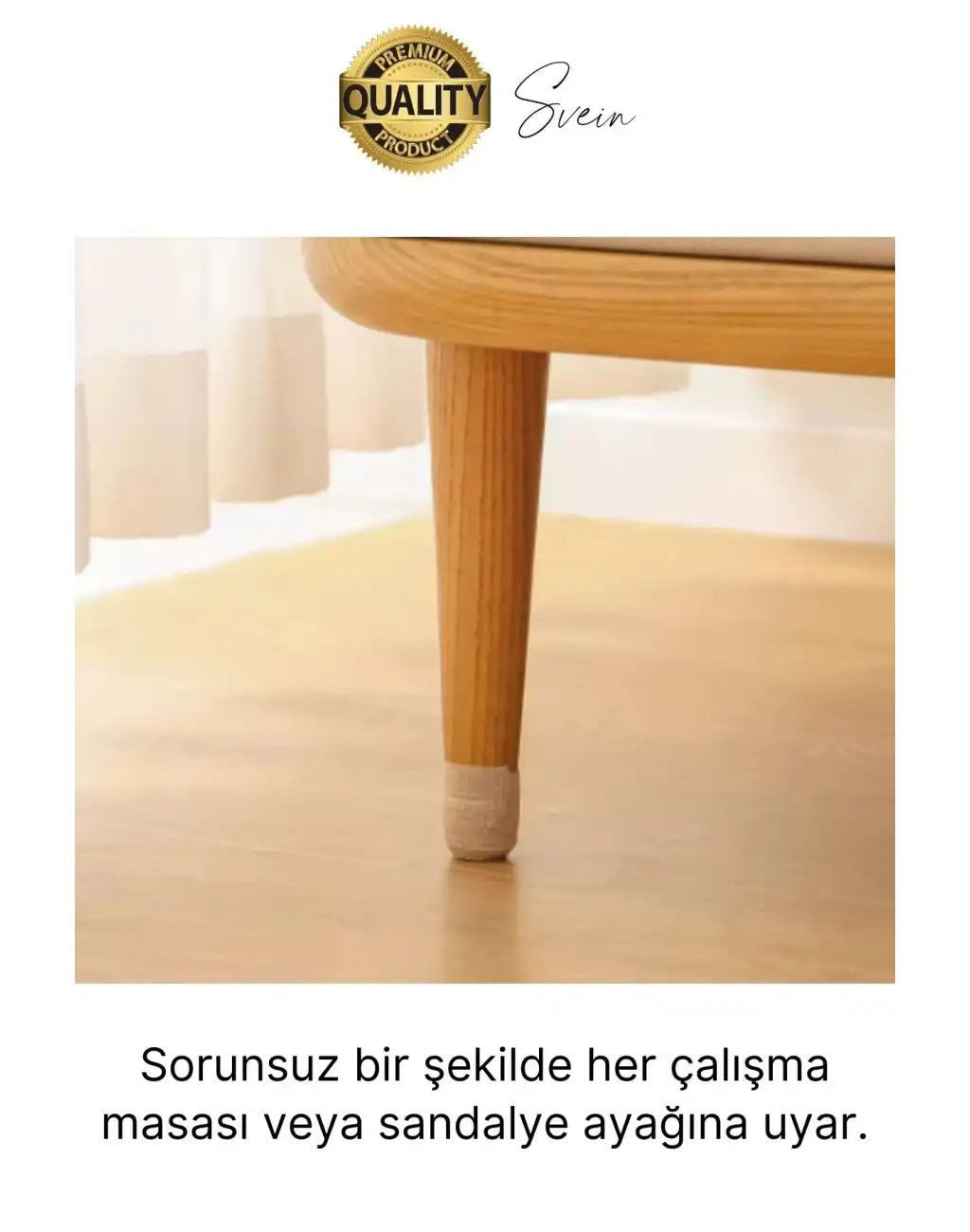 Özel Üretim 4,5 mt Zemin Koruyucu Ses Önleyici Keçe Bant Mobilya Eşya Ayağı Çizilmelere Karşı Koruma