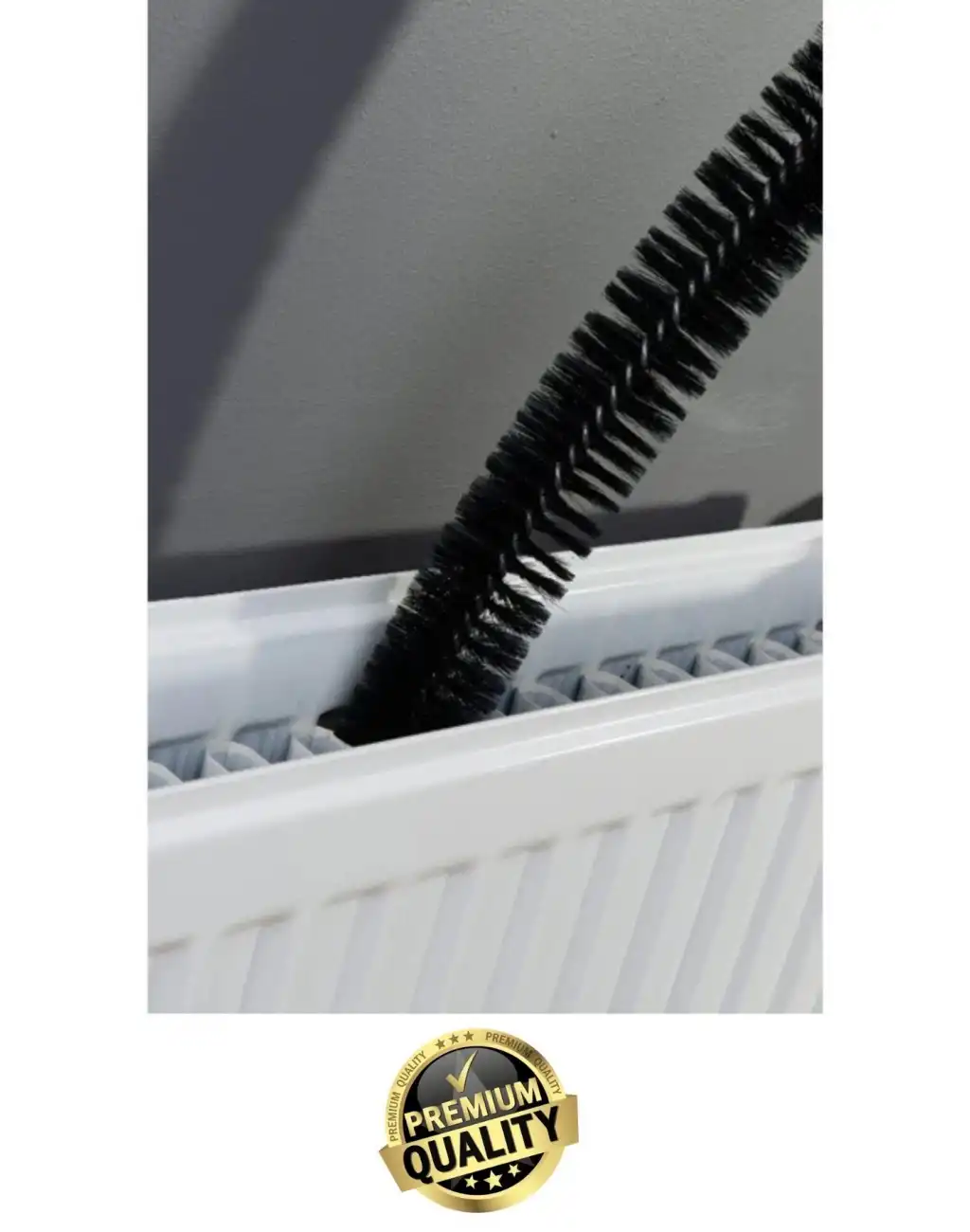 #Fırça Pratik Temizlik Toz Kir Arındırma Uzun Esnek Gövde Kalorifer Peteği Temizleme Fırçası 60 cm