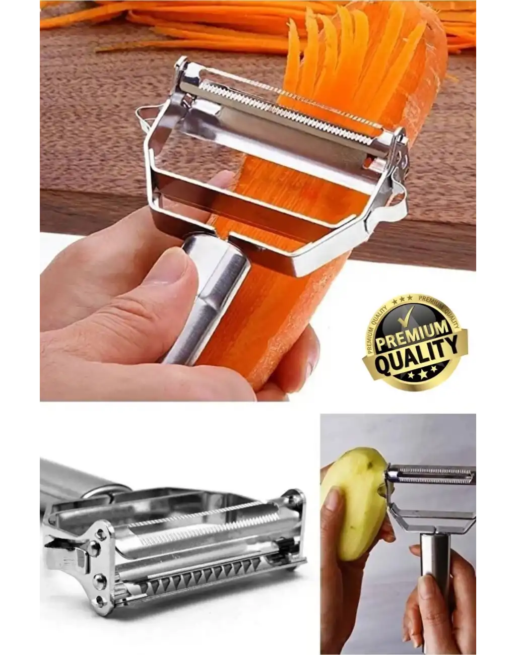 #Soyacak Çok Amaçlı Pratik Doğrama Mutfak Kullanımı Paslanmaz Çelik Jülyen Sebze Ve Meyve Soyacağı