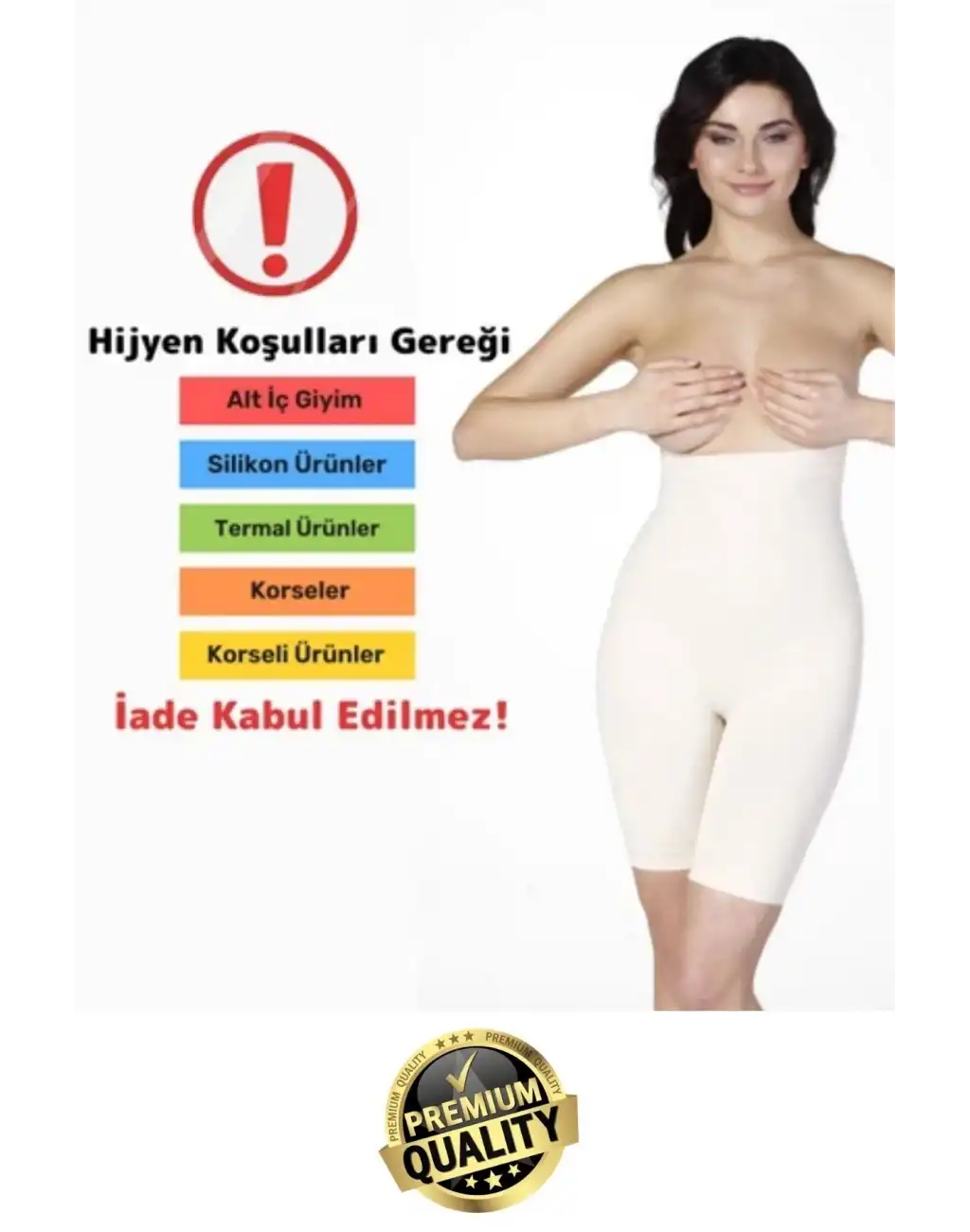 #Korse Sıkılaştırıcı İz Bırakmayan Kaymayan 2 Beden Küçülten Kadın Lazer Kesim Tam Boy Askılı Korse