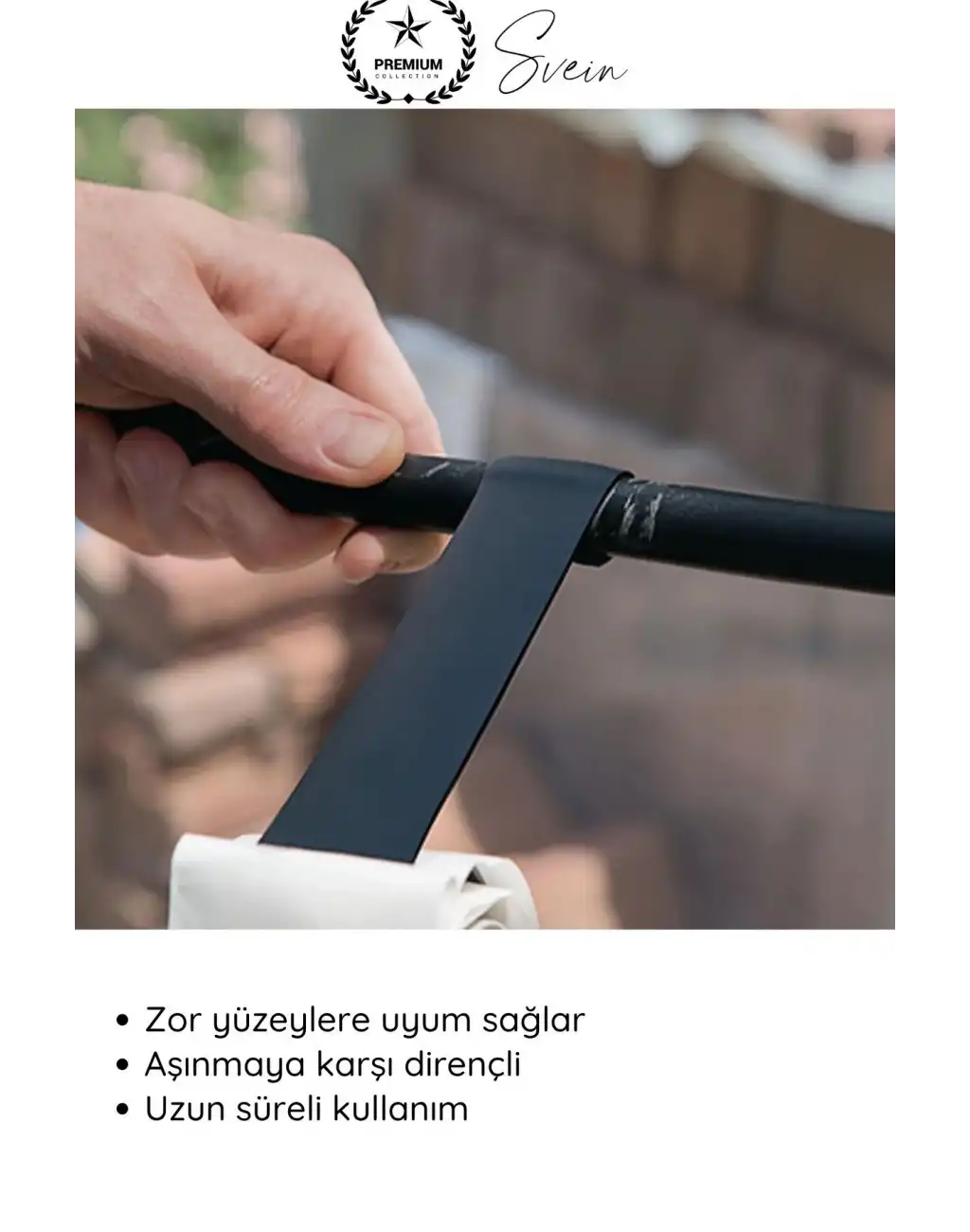 #EriyenBant 20mmx3m Su Geçirmez Eriyen Bant Kendinden Kaynaşan İzolasyon Bandı Suya Dayanıklı 3 Ad.