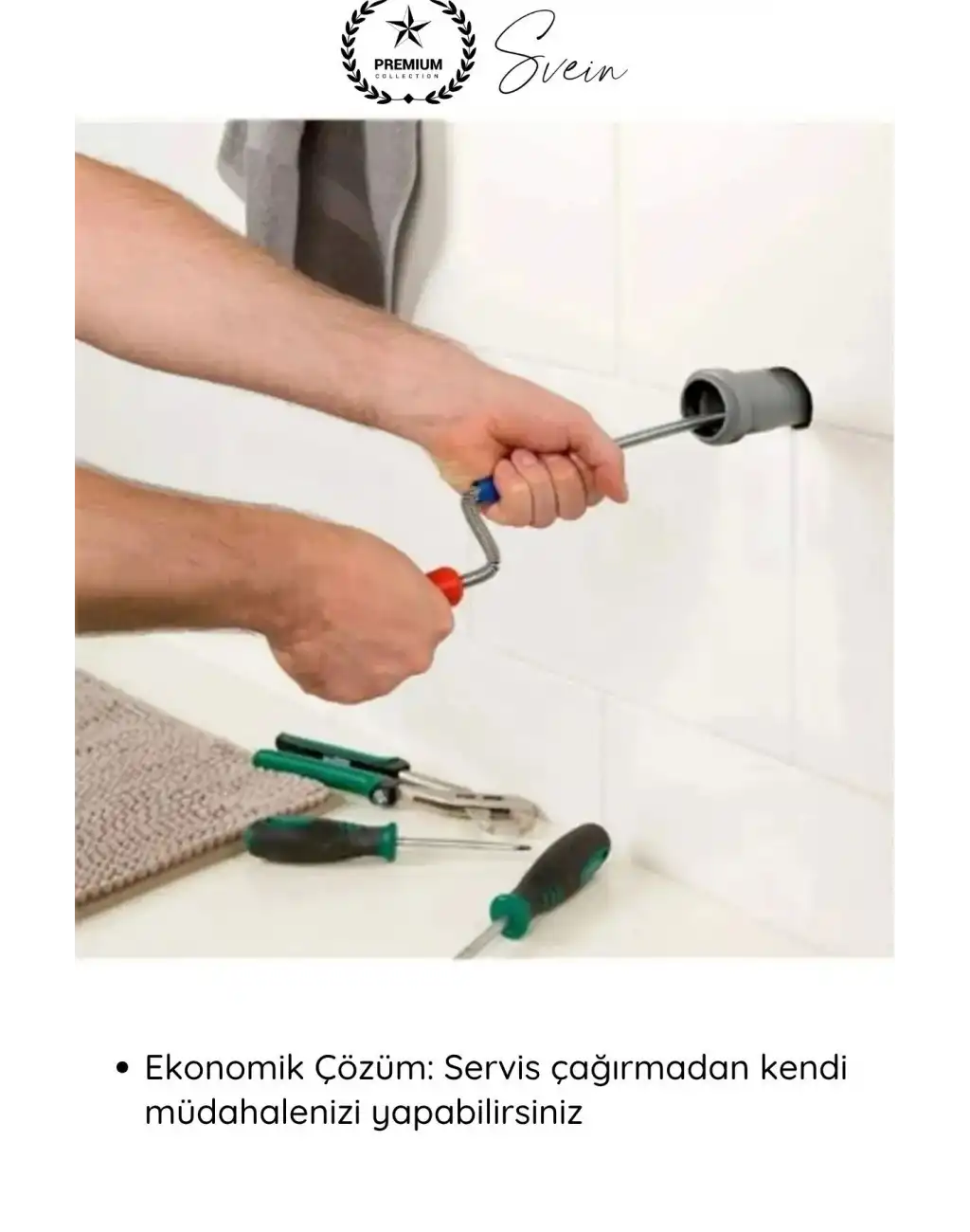 #KanalAçıcı Kanal Açma Sustası 10 m 13 mm Profesyonel Lavabo Gider Açıcı Spirali Güçlü Temizlik