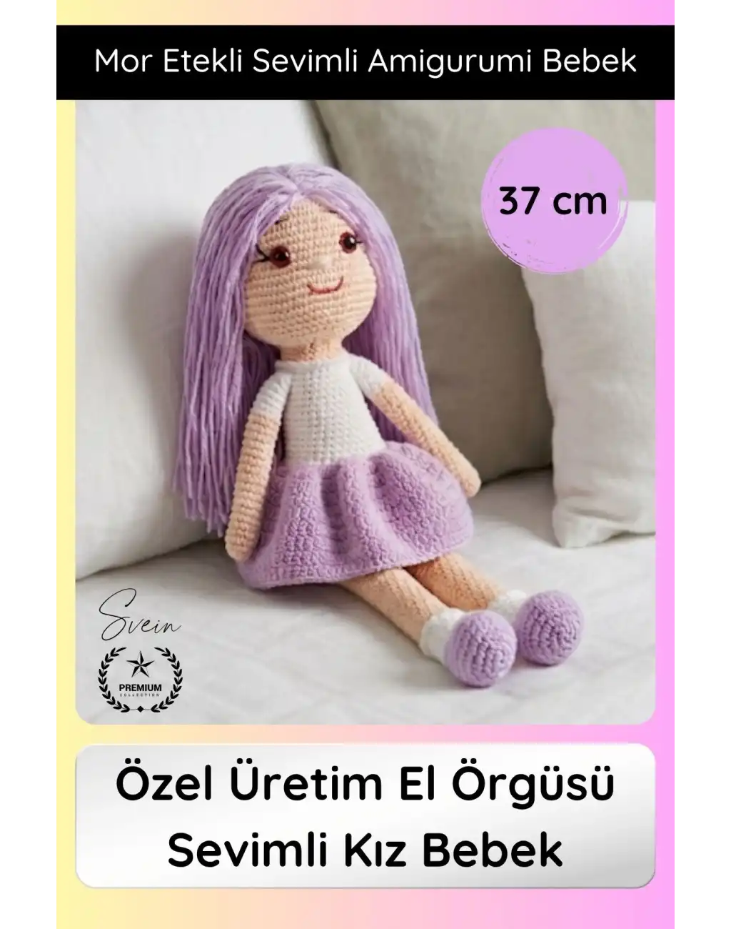 #Amigurumi Özel Üretim El Yapımı Renkli Etekli Amigurumi Bebek El Örgüsü Sevimli Oyuncak Dekoratif