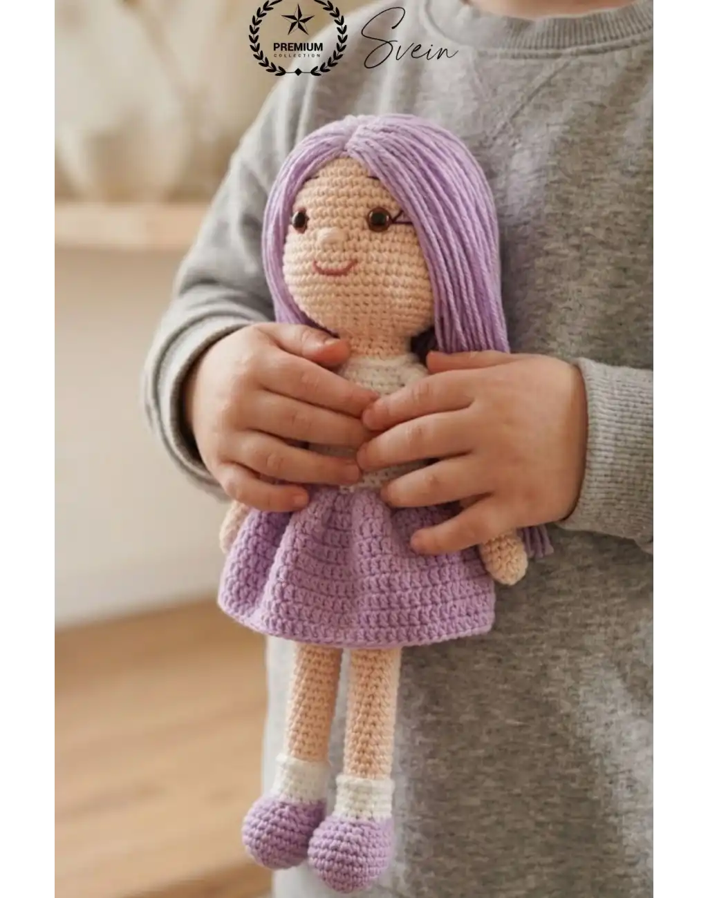 #Amigurumi Özel Üretim El Yapımı Renkli Etekli Amigurumi Bebek El Örgüsü Sevimli Oyuncak Dekoratif