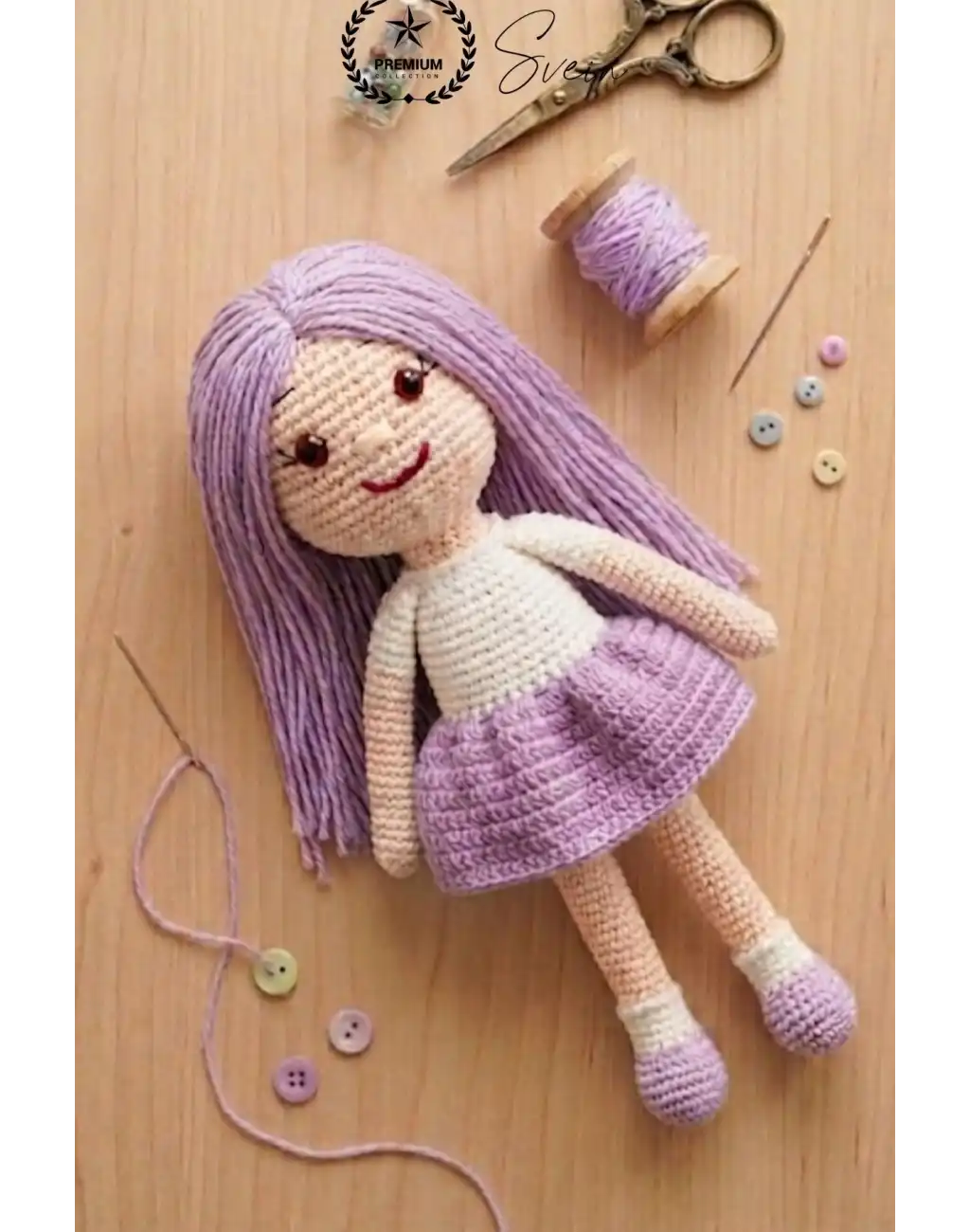 #Amigurumi Özel Üretim El Yapımı Renkli Etekli Amigurumi Bebek El Örgüsü Sevimli Oyuncak Dekoratif