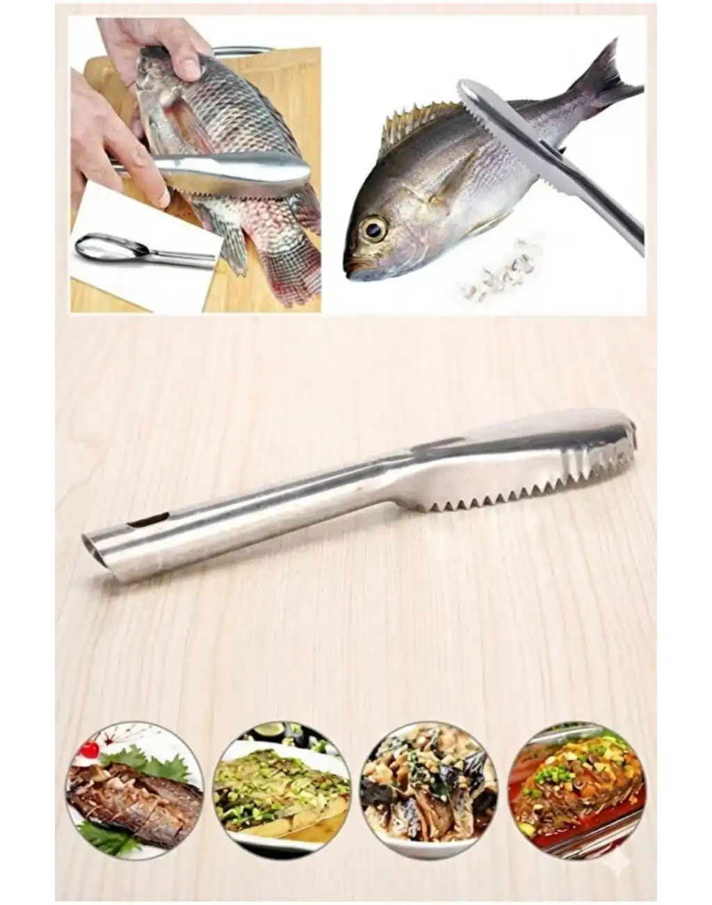 #BalıkPulu Mutfakta Zamandan Tasarruf Pratik Hijyenik Paslanmaz Çelik Balık Pulu Kazıyıcı Aparat