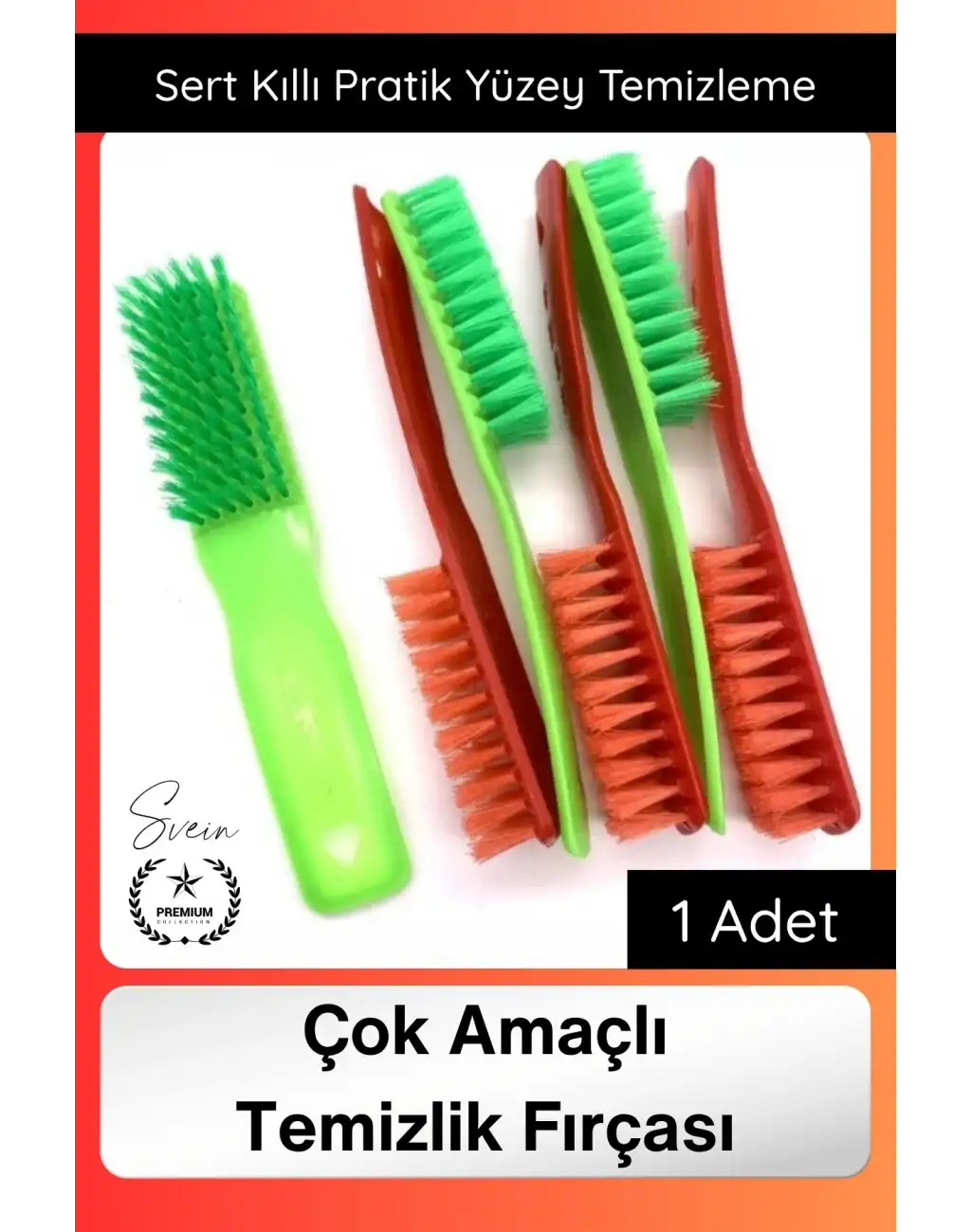 #Fırça Çok Amaçlı Temizlik Fırçası Sert Kıllı Yeşil Kırmızı Pratik Yüzey Temizleme Mutfak Banyo İçin