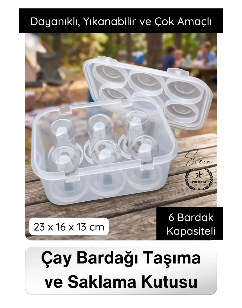#ÇayBardağı Çay Bardağı Taşıma ve Saklama Kutusu Organizer Pratik Bardak Düzenleyici Kamp Piknik