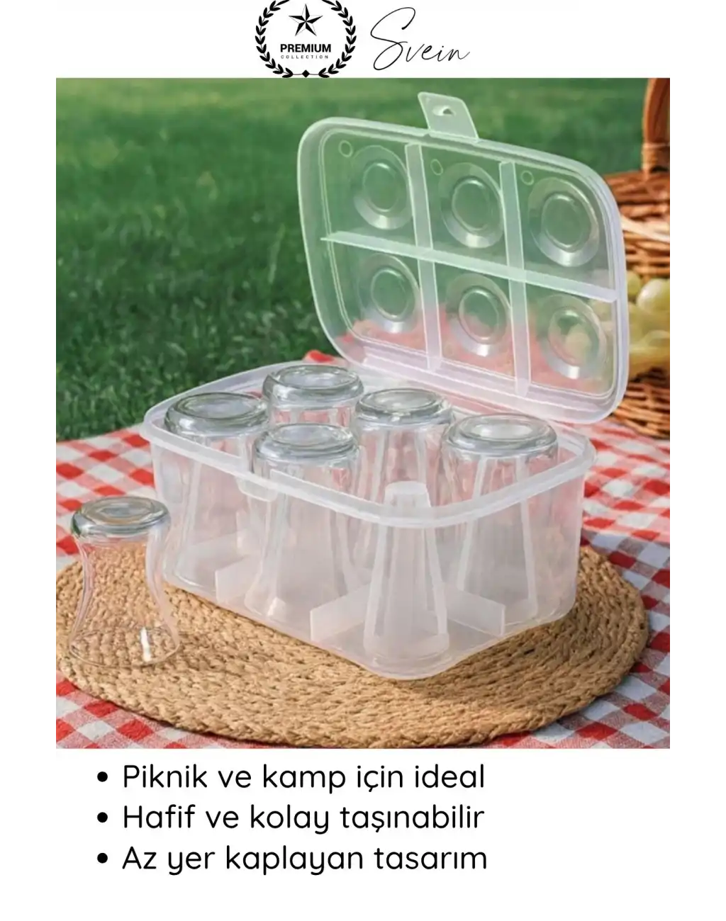 #ÇayBardağı Çay Bardağı Taşıma ve Saklama Kutusu Organizer Pratik Bardak Düzenleyici Kamp Piknik