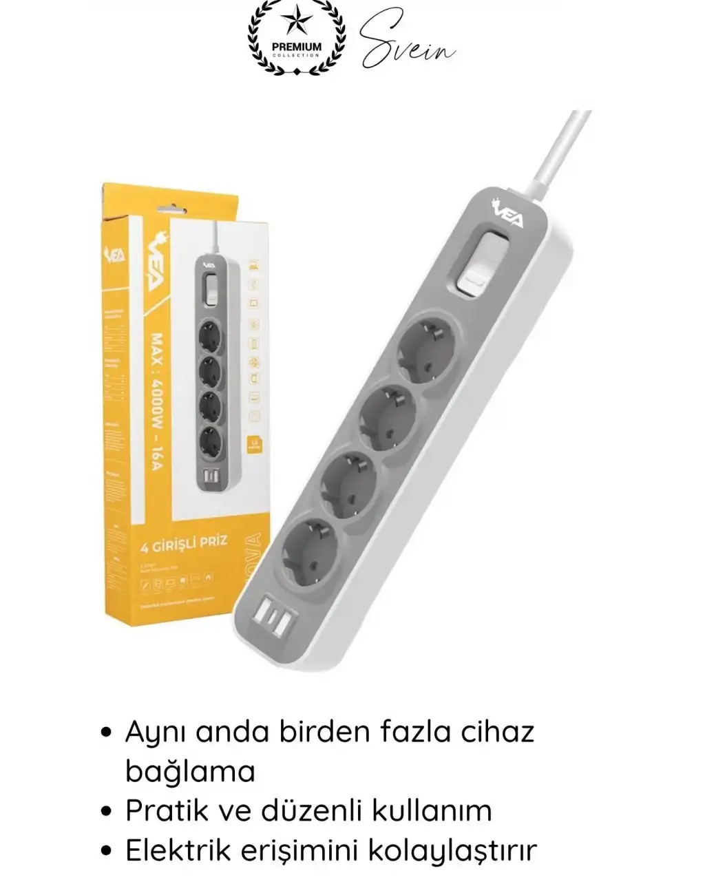 #UzatmaKablo 4’lü Akım Korumalı Priz 4000W 1.5 Metre Kablolu Çoklu Priz Aşırı Gerilim Korumalı 4 Soketli Güvenli Elektrik Kullanımı Uzatma Kablosu Dayanıklı Uzun Ömürlü Uzun Kablo Ev İş Yeri İçin