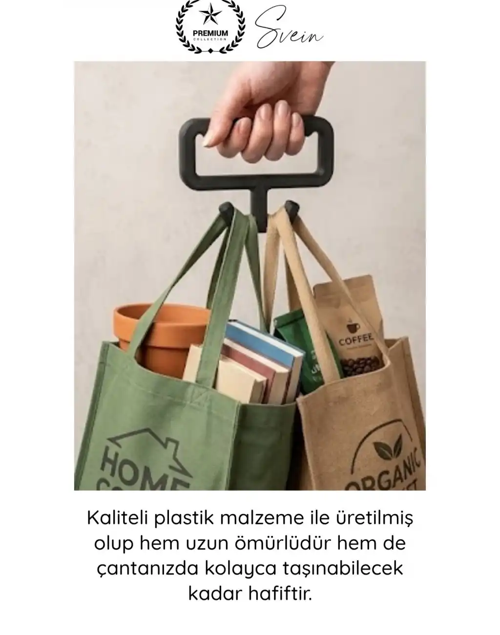 #Tutacak Pratik Poşet Taşıma Aparatı Plastik Ergonomik Tutacak Market Alışveriş Dayanıklı Konforlu Hafif Taşıyıcı El Koruyucu Askı Yardımcı Gereç Ev Mutfak Günlük Kullanım Kolay Kavrama