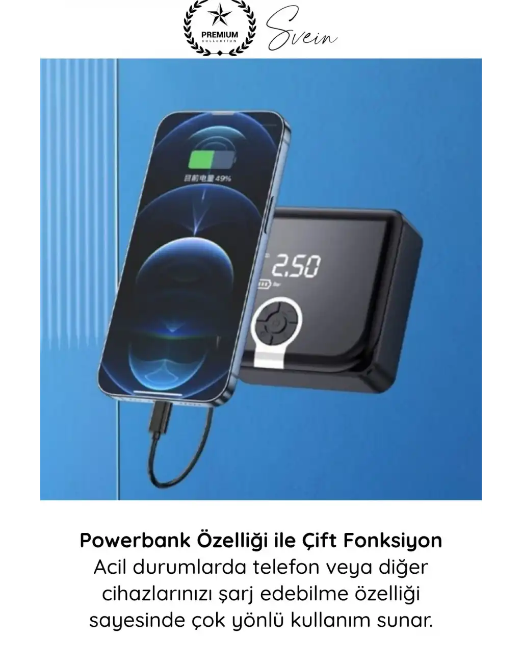 #Kompresör Taşınabilir Şarjlı Powerbank Hava Kompresörü Dijital Ekranlı Kablosuz Lastik Şişirme Otomatik Durma Akıllı Hafıza 4000mAh Basınç Ölçer Araç Motosiklet Bisiklet Top Pompası