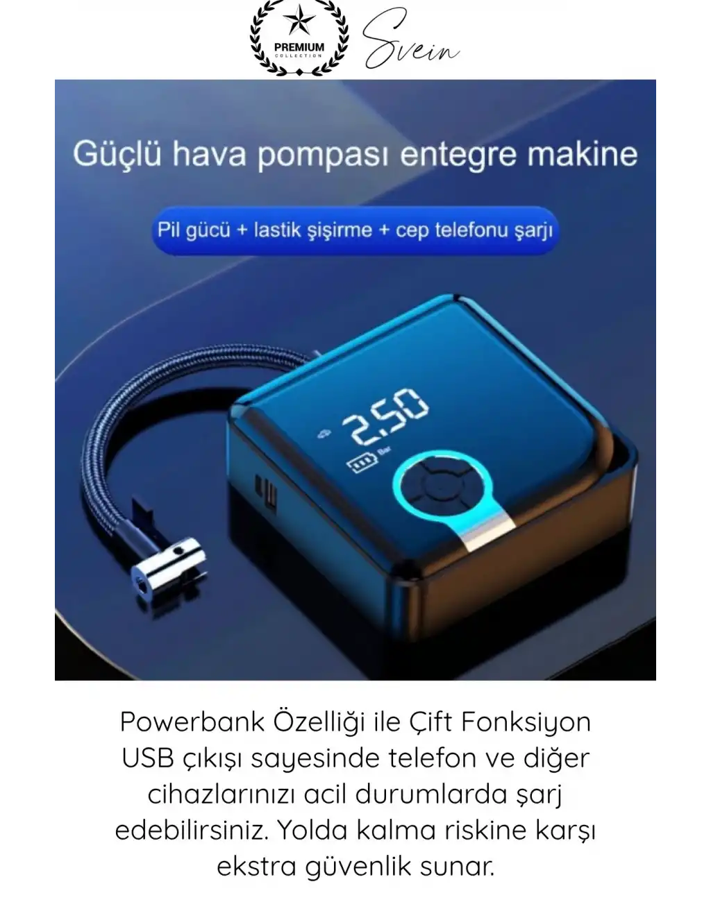 #Kompresör Taşınabilir Şarjlı Powerbank Hava Kompresörü Dijital Ekranlı Kablosuz Lastik Şişirme Otomatik Durma Akıllı Hafıza 4000mAh Basınç Ölçer Araç Motosiklet Bisiklet Top Pompası