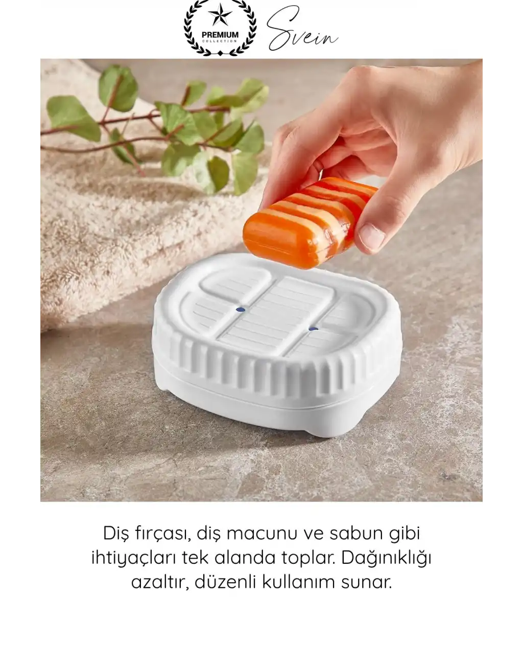 #BanyoSeti Setüstü Diş Fırçalık Sabunluk Plastik Bej Banyo Düzenleyici Organizer Diş Macunluk Aksesuar Seti Modern Minimal Lavabo Üstü Dekoratif Hijyenik Dayanıklı Pratik Çok Amaçlı Banyo Seti