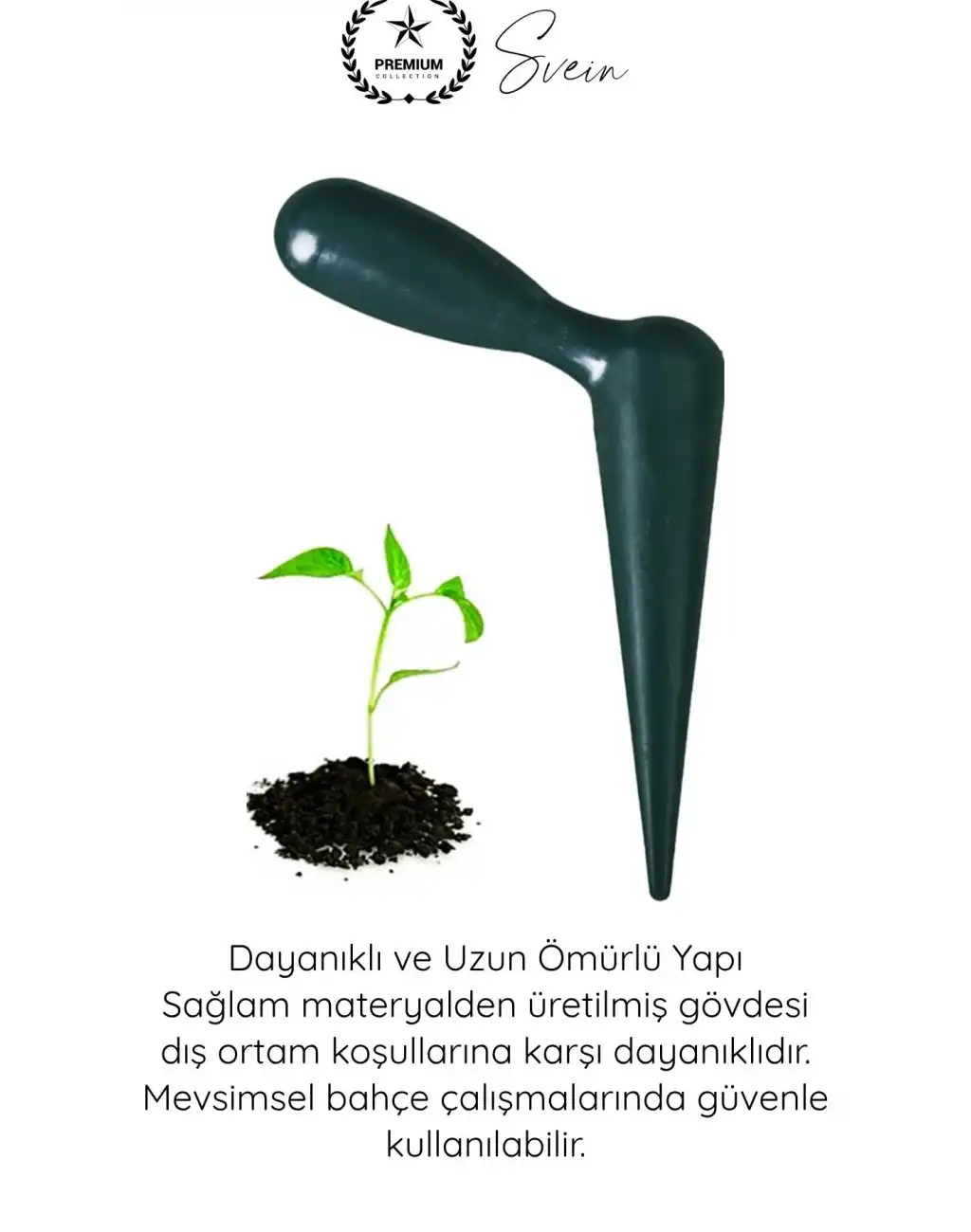 #Fide Küçük Bahçe Bitki Çiçek Tohum Ekim Manuel Fide Dikme Aparatı Siyah Saplı Dayanıklı Toprak Delici Bahçe El Aleti Pratik Dikim Aracı Fidan Yer Açıcı Hobi Bahçe Ekim Ekipmanı