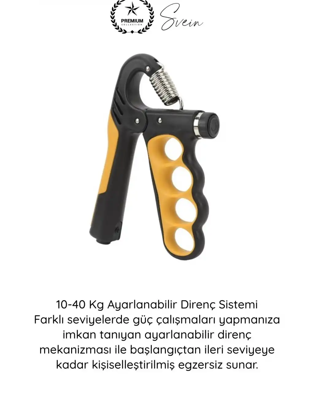 #ElYayı Profesyonel Dirençli Bilek Önkol El Egzersiz Tutuş Güçlendirici Ayarlanabilir 10-40 Kg Hand Grip Sporcu Rehabilitasyon Yaylı El Yayı Kas Güçlendirme Fitness Antrenman Aparatı Kaymaz Tutacak