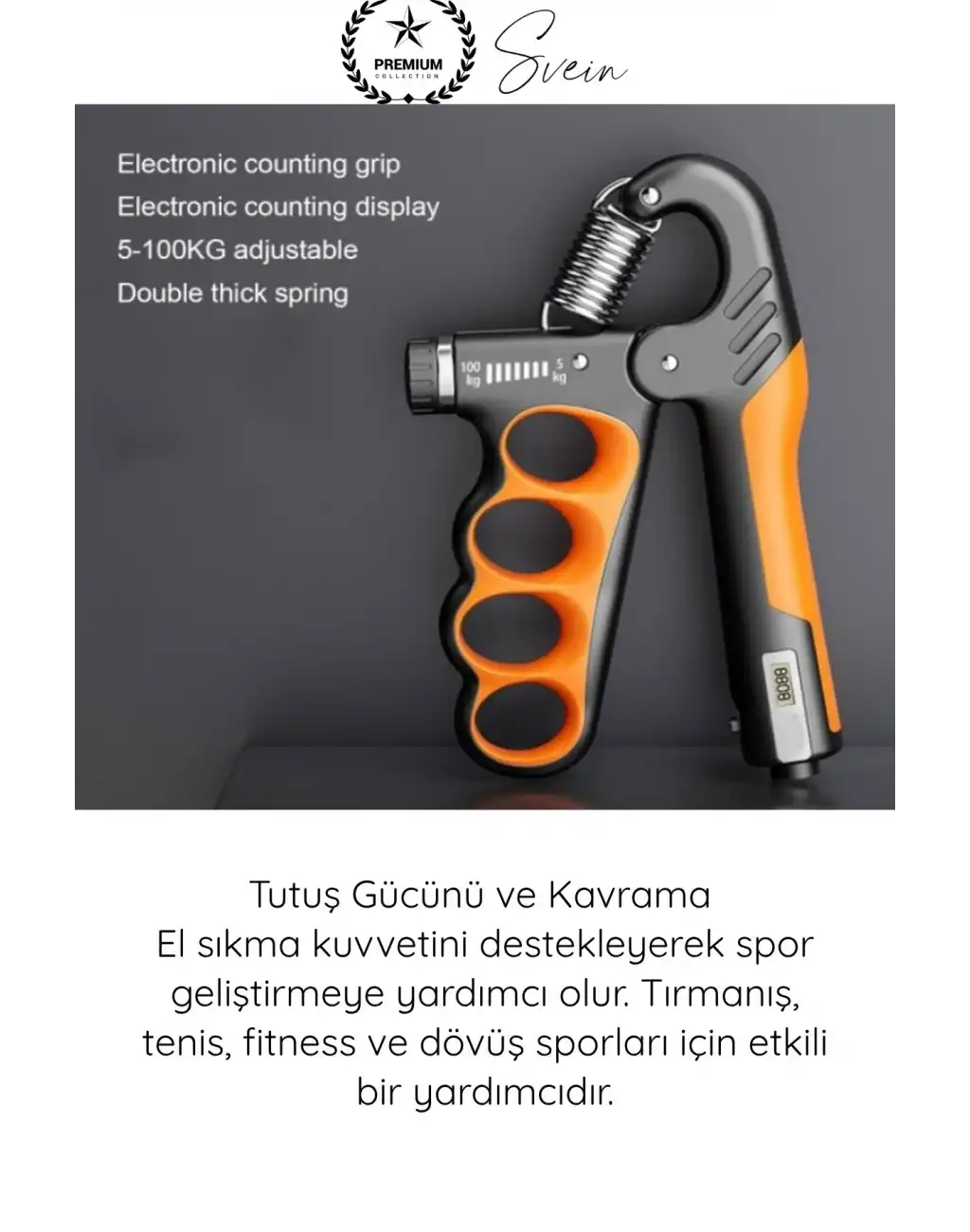 #ElYayı Profesyonel Dirençli Bilek Önkol El Egzersiz Tutuş Güçlendirici Ayarlanabilir 10-40 Kg Hand Grip Sporcu Rehabilitasyon Yaylı El Yayı Kas Güçlendirme Fitness Antrenman Aparatı Kaymaz Tutacak
