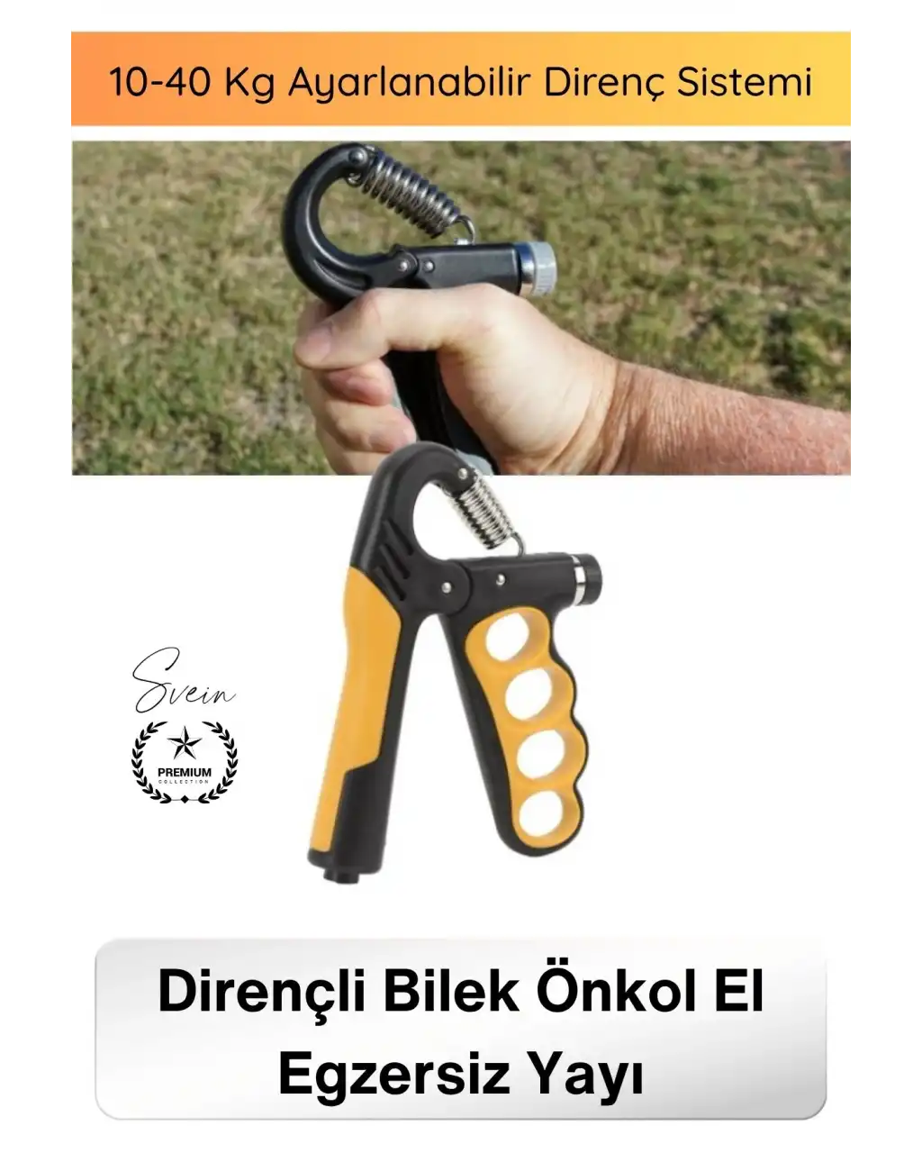 #ElYayı Profesyonel Dirençli Bilek Önkol El Egzersiz Tutuş Güçlendirici Ayarlanabilir 10-40 Kg Hand Grip Sporcu Rehabilitasyon Yaylı El Yayı Kas Güçlendirme Fitness Antrenman Aparatı Kaymaz Tutacak