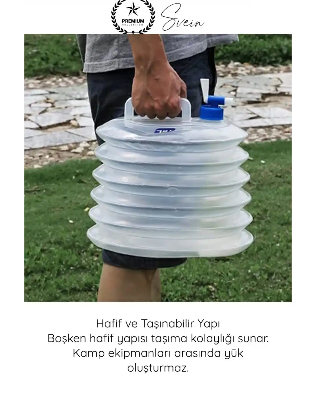 #Bidon Kamp Karavan Piknik Dağcılık Katlanır Su Bidonu 10 Litre Musluklu Akordiyon Su Deposu BPA Free Taşınabilir Su Tankı Araç Bagajı Outdoor Acil Durum Kamping Su Saklama Taşıma Bidonu