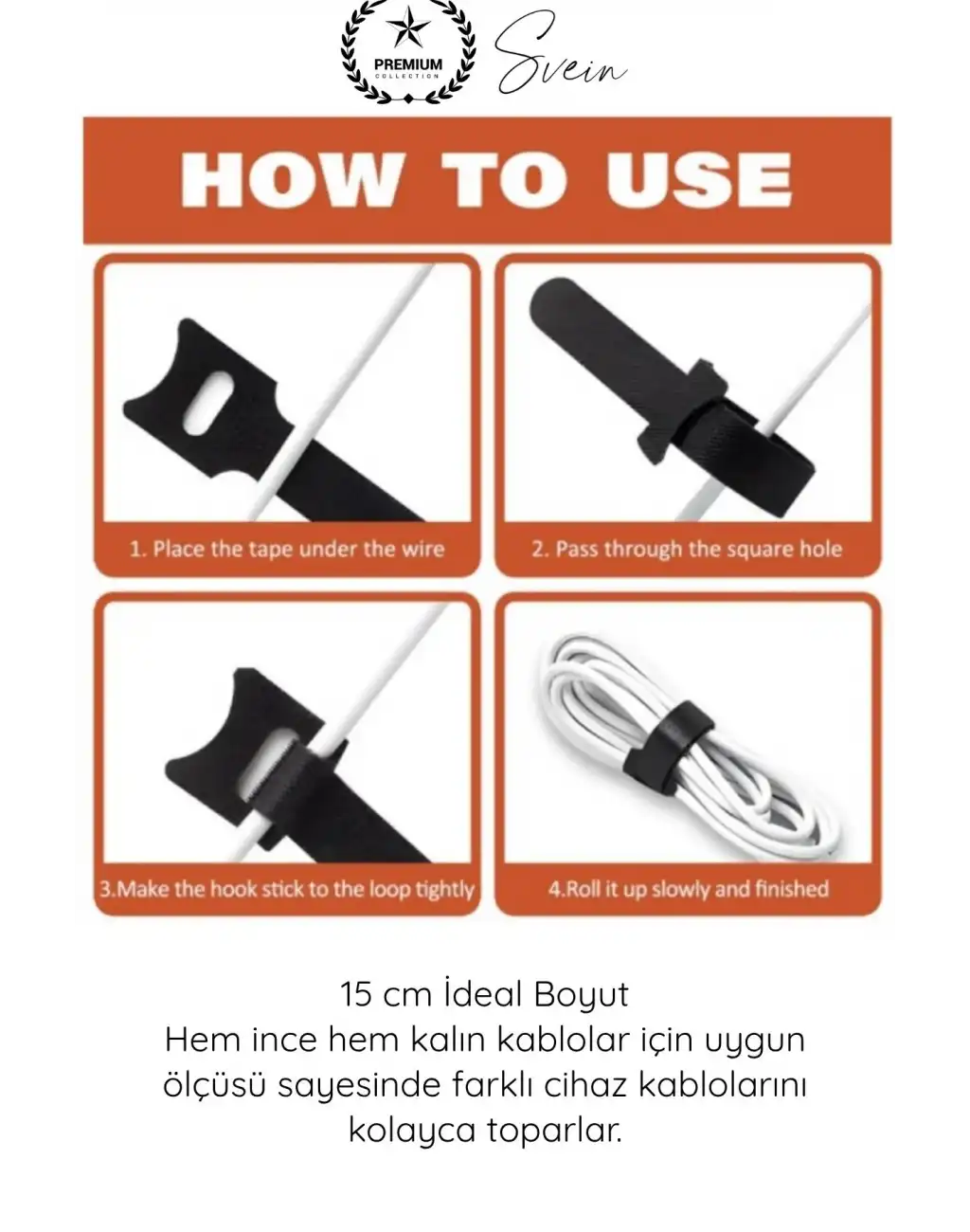 #Düzenleyici Organizer Naylon Siyah Çok Amaçlı Kablo Düzenleyici Cırt Cırtlı Kelepçe Seti 10 Adet 15cm Hook Loop Tekrar Kullanılabilir Kablo Toplayıcı Ev Ofis Atölye Masaüstü Düzenleme Aparatı