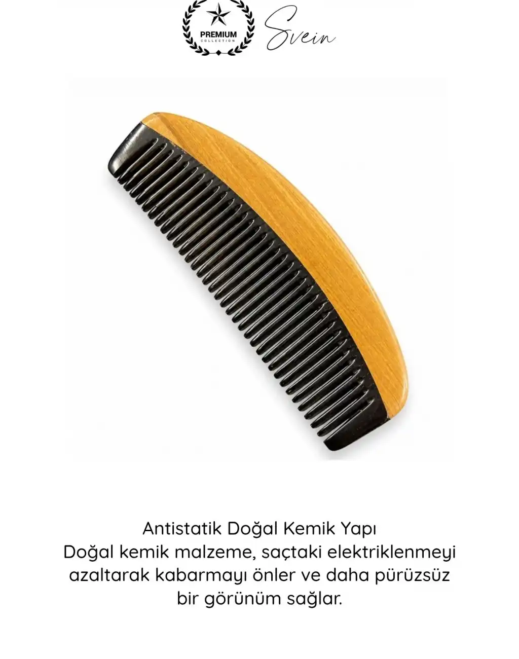#Tarak El İşçiliği Sık Dişli Doğal Kemik Tarak Palo Santo Aromalı Antistatik Saç Bakım Tarağı Masaj Etkili Kompakt Sapsız Düğüm Açıcı Elektriklenme Önleyici Parlak Görünüm Aksesuar