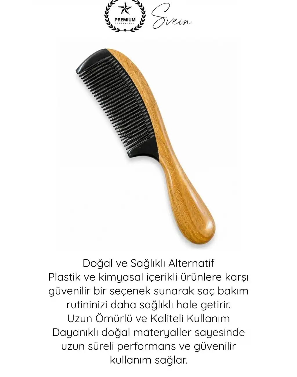 #Tarak Doğal Antistatik Kemik Tarak Pelesenk Ağacı Saplı El İşçiliği Saç Bakım Tarağı Masaj Etkili Düğüm Açıcı Elektriklenme Önleyici Sağlıklı Parlak Saç Profesyonel Bakım Aksesuarı