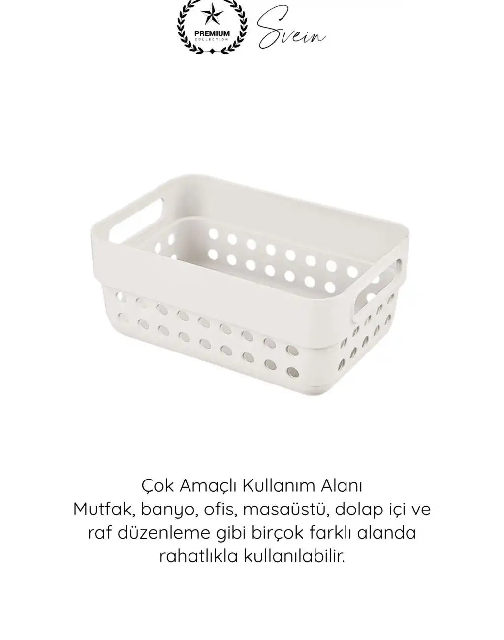 #Organizer 350 ML Plastik Organizer Sepet 3’lü Set Çok Amaçlı Düzenleyici Saklama Kutusu Dolap İçi Mutfak Banyo Masaüstü Çekmece Raf Organizeri Dayanıklı Kompakt Depolama Sepeti