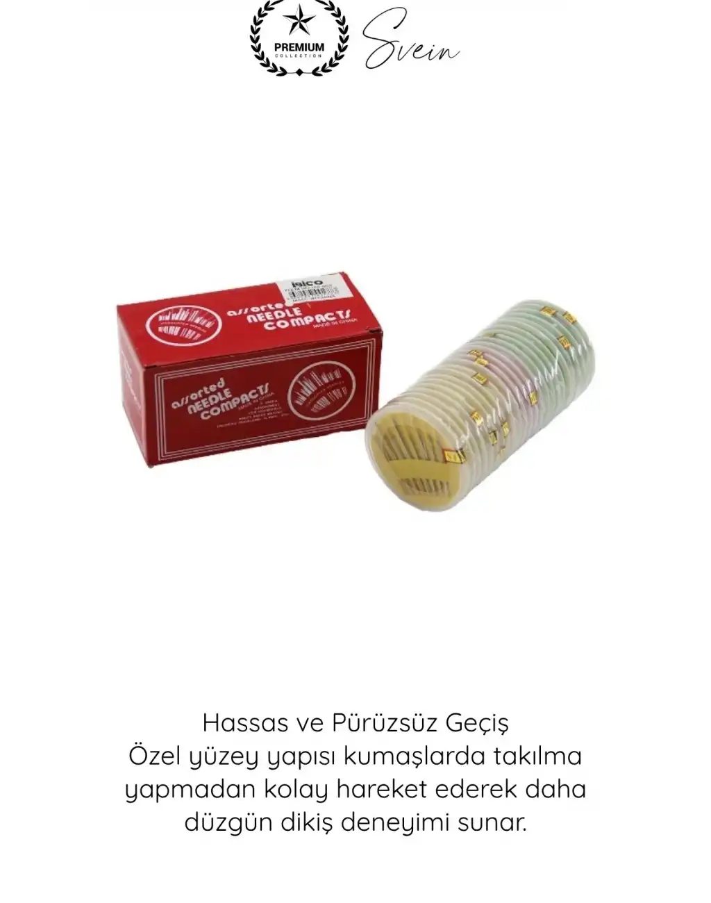 #Dikiş Paslanmaz Çelik Dikiş İğnesi Seti 25 Parça Profesyonel Terzi Nakış Hobi El Dikiş Kiti Kumaş Tamir Aksesuarı Çok Boyutlu Dayanıklı Saklama Kutulu Hassas Dikiş Malzemesi