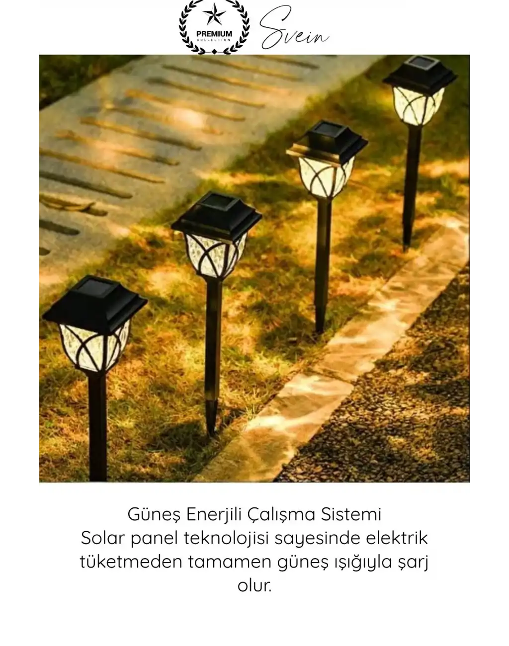 #BahçeAydınlatma Solar Bahçe Aydınlatması Güneş Enerjili LED 6lı Set Su Geçirmez Dekoratif Gün Işığı Otomatik Sensörlü Kazıklı Dış Mekan Yol Çim Teras Balkon Peyzaj Lambası IP65