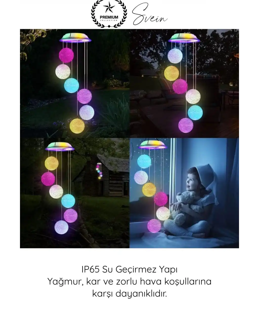 #SolarLed Solar Bahçe Dekoru 6 Toplu LED Peyzaj Aydınlatma Renkli Işıklı Güneş Enerjili Su Geçirmez Dış Mekan Kazıklı Balkon Teras Çim Yol Dekoratif Lamba IP65