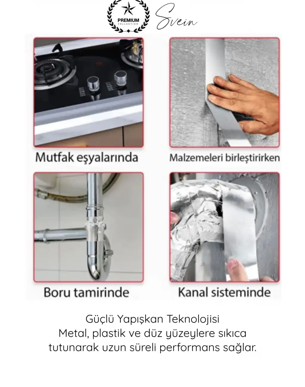 #AlüminyumBant Alüminyum Bant 30 mm x 4 Metre Isıya Dayanıklı Güçlü Yapışkanlı Folyo Tamir Bandı Klima Baca Havalandırma Fırın Boru İzolasyon Onarım Sızdırmazlık Metal Yüzey Tamirat Bandı