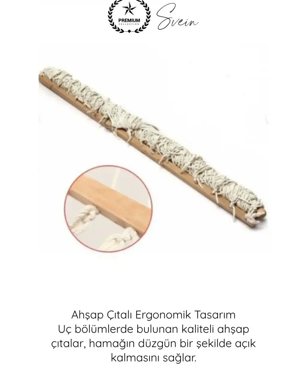 #Hamak Tek Kişilik Bahçe Balkon Kamp Piknik Hamak Ahşap Çıtalı Dayanıklı Örgü Eko İp Taşınabilir Konforlu Salıncak Dinlenme Yatağı Portatif Asma Yatak Outdoor Seyahat Teras Veranda Keyif Ağı