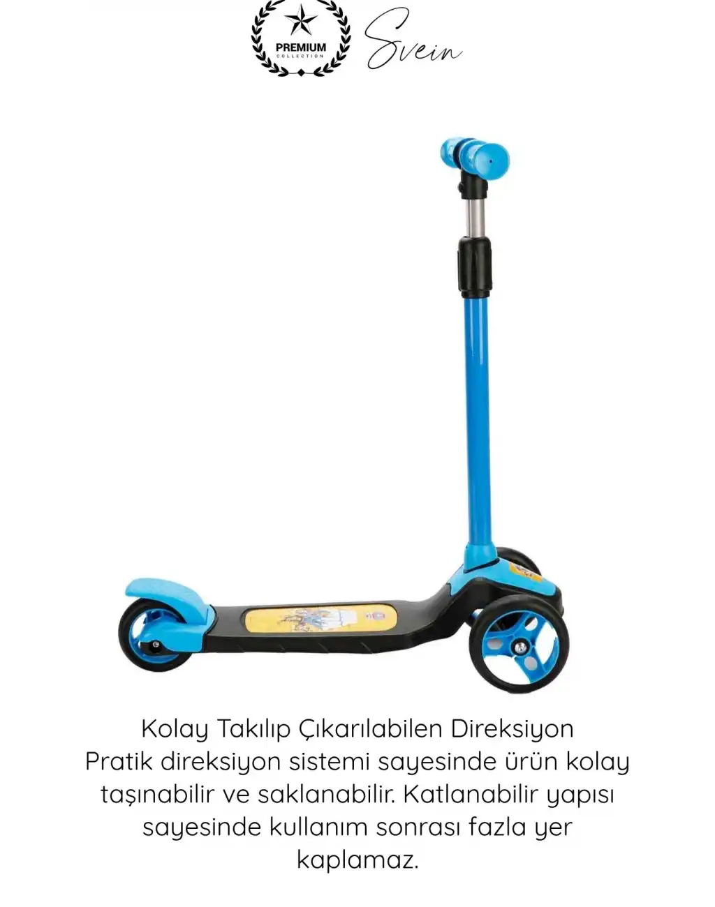#Scooter Hayvan Figürlü 3 Tekerlekli Twistable Scooter Ayarlanabilir Yükseklik Frenli Katlanabilir Çocuk Scooter Kaydırmaz Taban Direksiyonlu Denge Geliştirici Unisex Oyuncak 3 Yaş Üzeri 50 Kg Taşıma