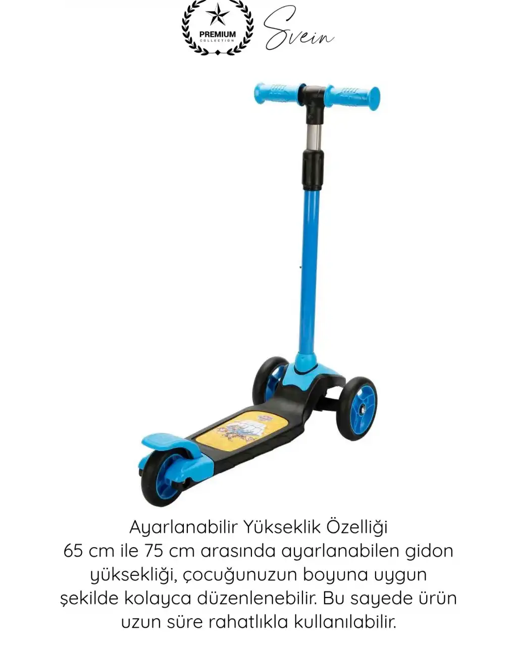 #Scooter Hayvan Figürlü 3 Tekerlekli Twistable Scooter Ayarlanabilir Yükseklik Frenli Katlanabilir Çocuk Scooter Kaydırmaz Taban Direksiyonlu Denge Geliştirici Unisex Oyuncak 3 Yaş Üzeri 50 Kg Taşıma