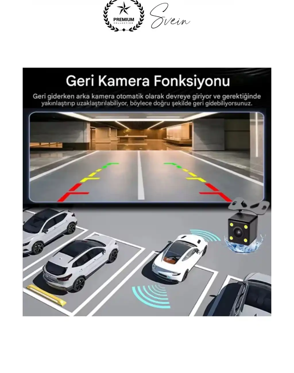 #Kamera Üç Kameralı Araç İçi Kayıt Sistemi Full HD 1080P Gece Görüşlü G Sensörlü Park Modlu Ön Arka İç Kamera IPS Ekran H.264 Döngüsel Kayıt Geri Görüş Destekli Oto Dash Cam Video Kaydedici