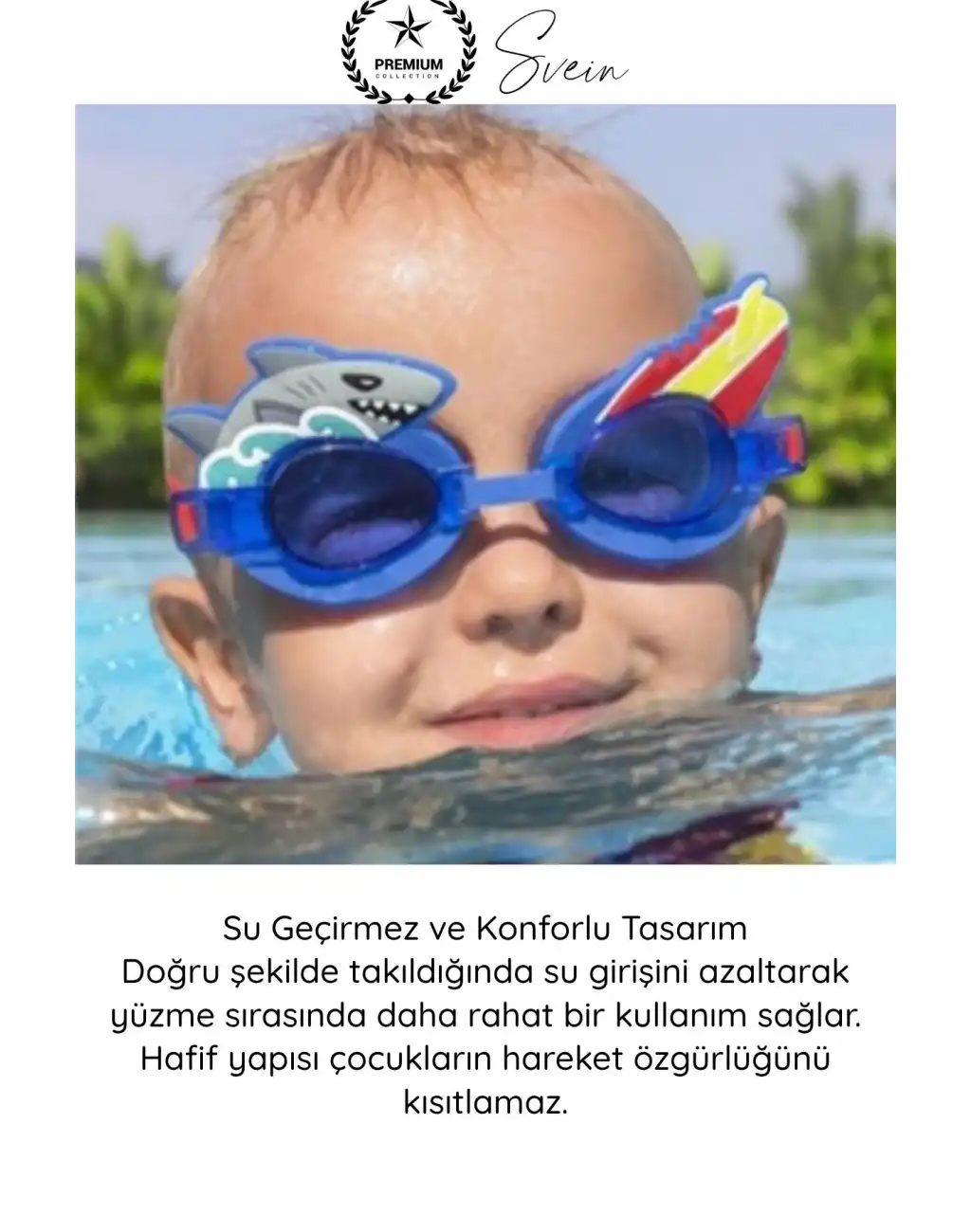#DenizGözlüğü Çocuk Yüzücü Gözlüğü Antifog UV Korumalı Ayarlanabilir Yüzme Gözlüğü 3 Yaş Üzeri Havuz Deniz Kullanımı İçin Dayanıklı Konforlu Tasarım Silikon Kayışlı Su Geçirmez Buğu Önleyici