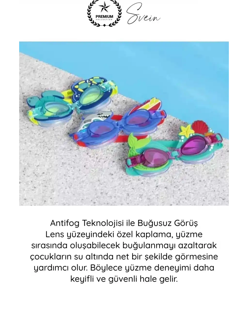 #DenizGözlüğü Çocuk Yüzücü Gözlüğü Antifog UV Korumalı Ayarlanabilir Yüzme Gözlüğü 3 Yaş Üzeri Havuz Deniz Kullanımı İçin Dayanıklı Konforlu Tasarım Silikon Kayışlı Su Geçirmez Buğu Önleyici