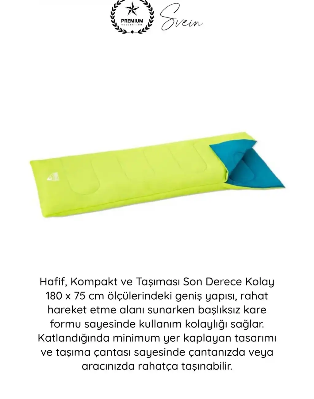 #UykuTulumu Kamp Piknik Karavan Outdoor Hafif Taşınabilir Polyester Elyaf Dolgulu Kapitoneli Başlıksız Kare Uyku Tulumu Taşıma Çantalı 180x75 cm 7 11 Derece Sıcaklık Aralığı Konforlu Dayanıklı