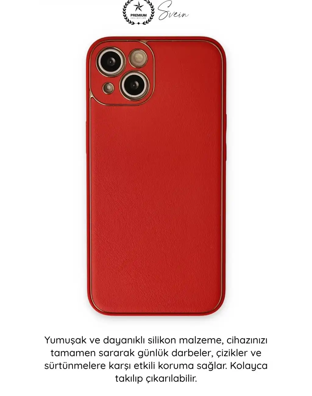 #Kılıf İphone 14 Plus Uyumlu Kılıf Coco Deri Görünümlü Silikon Kapak Darbe Emici Esnek Yumuşak Koruyucu Çizilme Önleyici Kamera Korumalı Şık İnce Kaymaz Premium Telefon Aksesuarı
