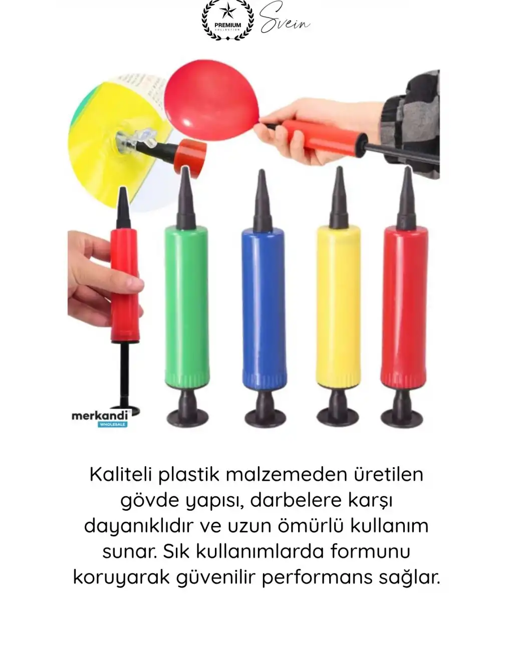 #Pompa Balon Şişirme Pompası Dayanıklı Plastik El Manuel Pratik Taşınabilir Hava Basma Aparatı Şişme Oyuncak Deniz Yatağı Can Simidi Parti Malzemesi Kamp Organizasyon Yardımcısı