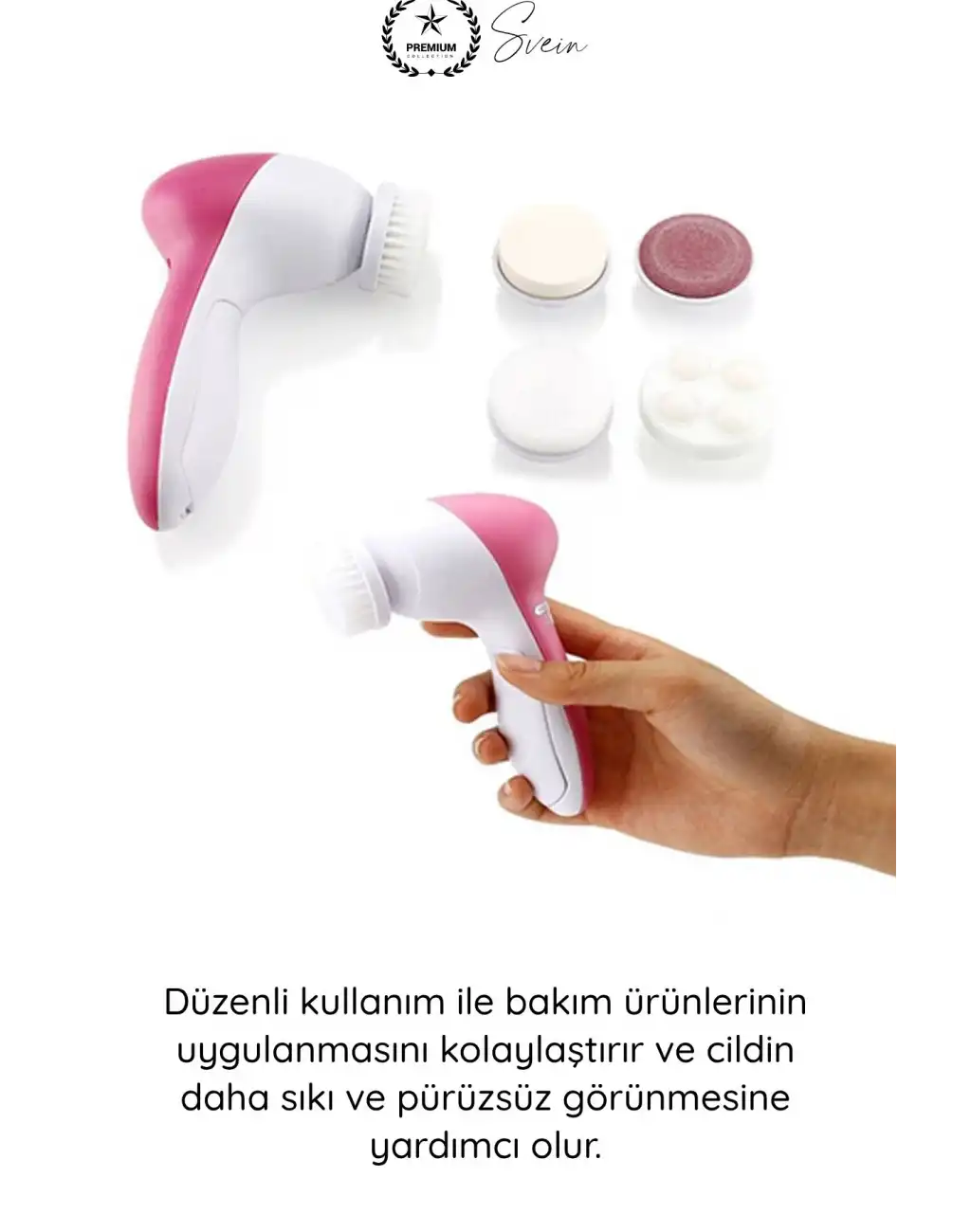 #YüzBakım Cilt Temizleme ve Yüz Masaj Aleti 5 Başlıklı Akne Sivilce Siyah Nokta Temizleyici Elektrikli Yüz Bakım Cihazı Kırışıklık Karşıtı Gözenek Arındırıcı Cilt Bakım Aparatı