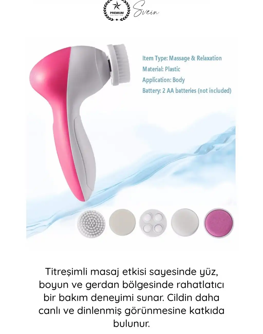 #YüzBakım Cilt Temizleme ve Yüz Masaj Aleti 5 Başlıklı Akne Sivilce Siyah Nokta Temizleyici Elektrikli Yüz Bakım Cihazı Kırışıklık Karşıtı Gözenek Arındırıcı Cilt Bakım Aparatı