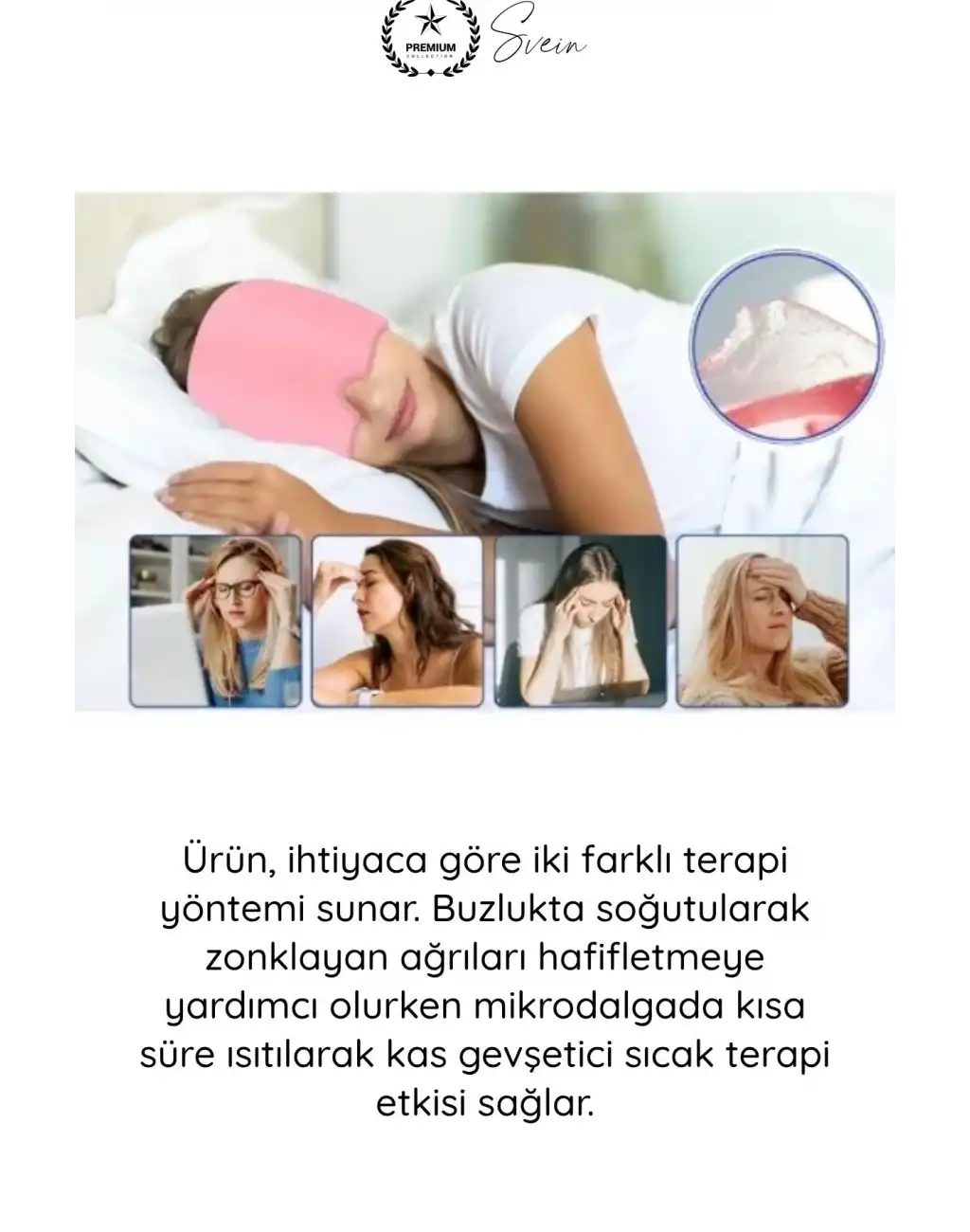 #RahatlatıcıMaske Migren Rahatlatıcı Jel Kompres Kafa Bandı Soğuk Sıcak Terapi Baş Ağrısı Uyku Göz Dinlendirme Elastik Medikal Silikon Kompresyon Bandı Sinüzit Stres Yorgunluk Rahatlatıcı Maske